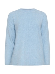 Evans Blue Front Seam Jumper - Image 5 of 6