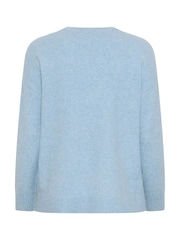 Evans Blue Front Seam Jumper - Image 6 of 6
