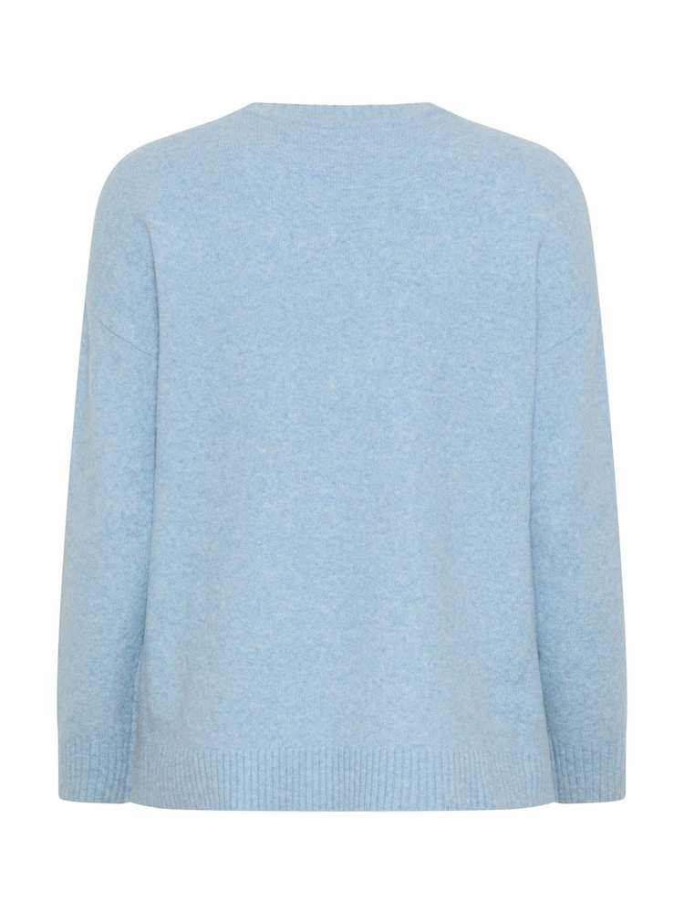 Evans Blue Front Seam Jumper - Image 6 of 6 Evans Blue Front Seam Jumper - Image 6 of 6