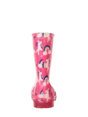 Mountain Warehouse Pink Kids Splash Light Up Waterproof Wellies - Image 5 of 6