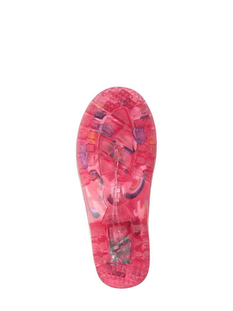 Mountain Warehouse Pink Kids Splash Light Up Waterproof Wellies - Image 6 of 6