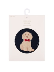Chelsea Peers Blue Pets Christmas Chip the Cockapoo Portraits Print Neckerchief - Image 5 of 5