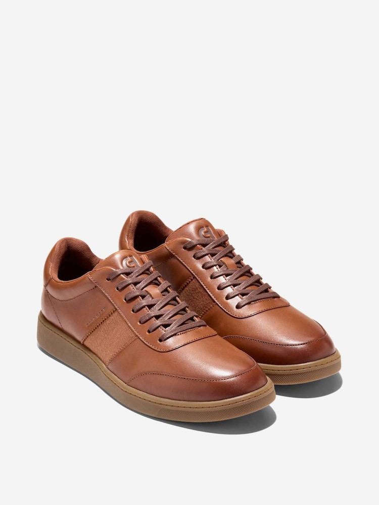 Cole Haan Chestnut Brown Grand Crosscourt Gates Trainers - Image 2 of 3 Cole Haan Chestnut Brown Grand Crosscourt Gates Trainers - Image 2 of 3