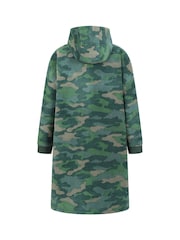 Mountain Warehouse Green Kids Snug Borg Lined Hooded Blanket - Image 2 of 5