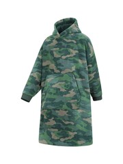 Mountain Warehouse Green Kids Snug Borg Lined Hooded Blanket - Image 4 of 5