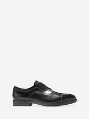 Cole Haan Black Harmon Grand Cap Toe Oxford Shoes - Image 1 of 6