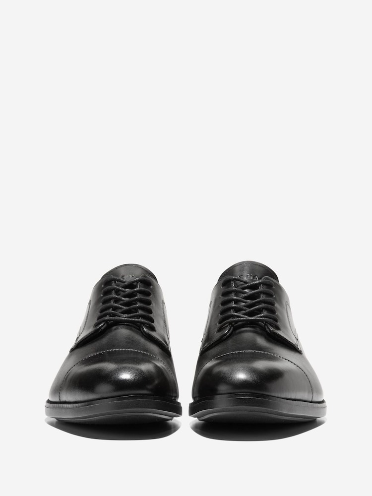 Cole Haan Black Harmon Grand Cap Toe Oxford Shoes - Image 2 of 6 Cole Haan Black Harmon Grand Cap Toe Oxford Shoes - Image 2 of 6