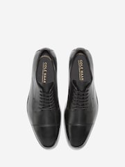 Cole Haan Black Harmon Grand Cap Toe Oxford Shoes - Image 4 of 6