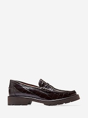 Cole Haan Brown Women's Treena Lug Chunky Loafer - Image 1 of 6