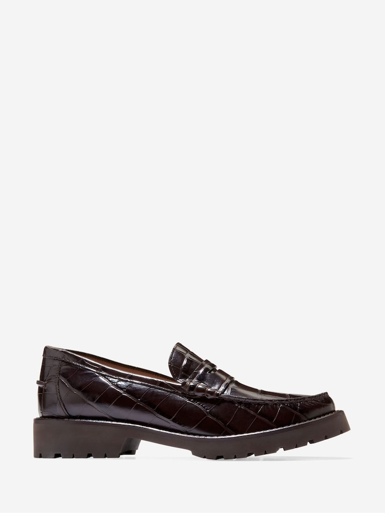 Cole Haan Brown Women's Treena Lug Chunky Loafer - Image 1 of 6 Cole Haan Brown Women's Treena Lug Chunky Loafer - Image 1 of 6