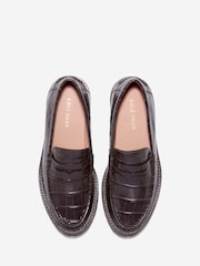 Cole Haan Brown Women's Treena Lug Chunky Loafer - Image 4 of 6