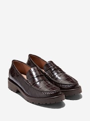 Cole Haan Brown Women's Treena Lug Chunky Loafer - Image 5 of 6