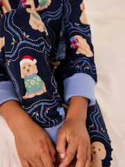 طقم بيجامة طويلة للأطفال بطبعة صور كلب Cockapoo باسم Chip لعيد الميلاد من Chelsea Peers - صورة 6 من 9
