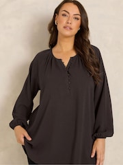 Hnědá - Evans Airflow Boho top - Obrázek 1 z 6