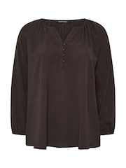 Hnědá - Evans Airflow Boho top - Obrázek 5 z 6