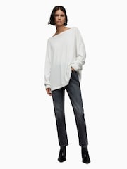 أبيض - رداء علوي بكتف ساقط Rita من AllSaints  - صورة 3 من 5