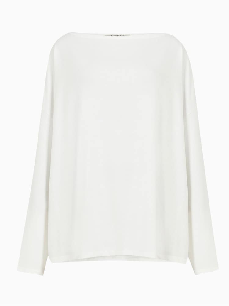 AllSaints White Off The Shoulder Rita Top - Image 5 of 5 AllSaints White Off The Shoulder Rita Top - Image 5 of 5