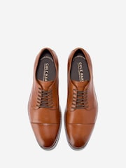 Cole Haan Brown Harmon Grand Cap Toe Oxford Shoes - Image 4 of 6