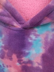 Mountain Warehouse Pink Kids Snug Borg Lined Hooded Blanket - Image 5 of 5