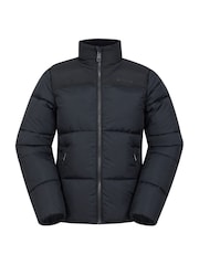 Mountain Warehouse Black Kids Voltage Water-resistant Padded Jacket - Image 1 of 5