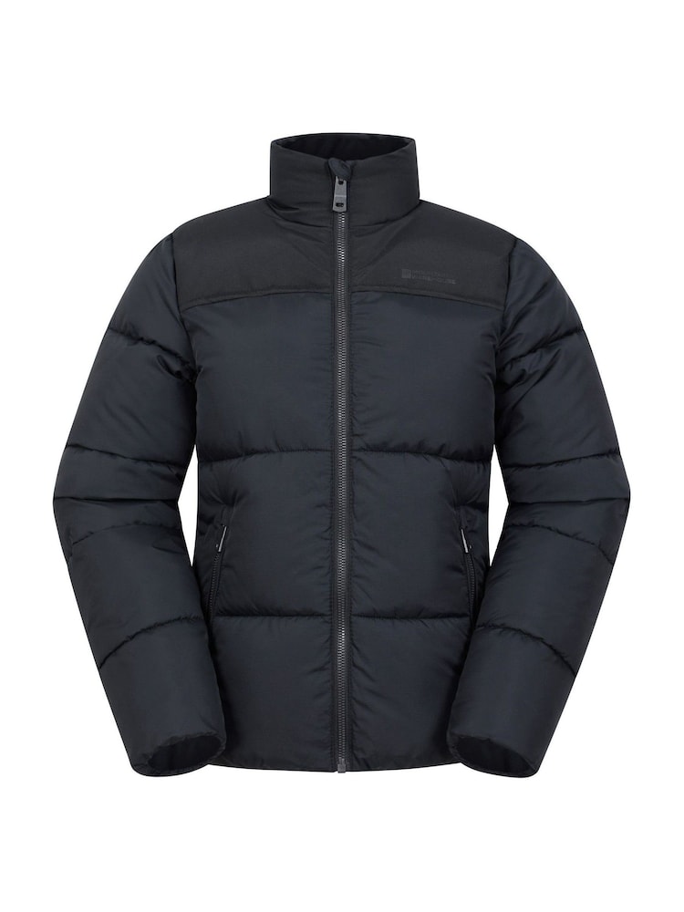Mountain Warehouse Black Kids Voltage Water-resistant Padded Jacket - Image 1 of 5