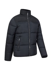 Mountain Warehouse Black Kids Voltage Water-resistant Padded Jacket - Image 2 of 5