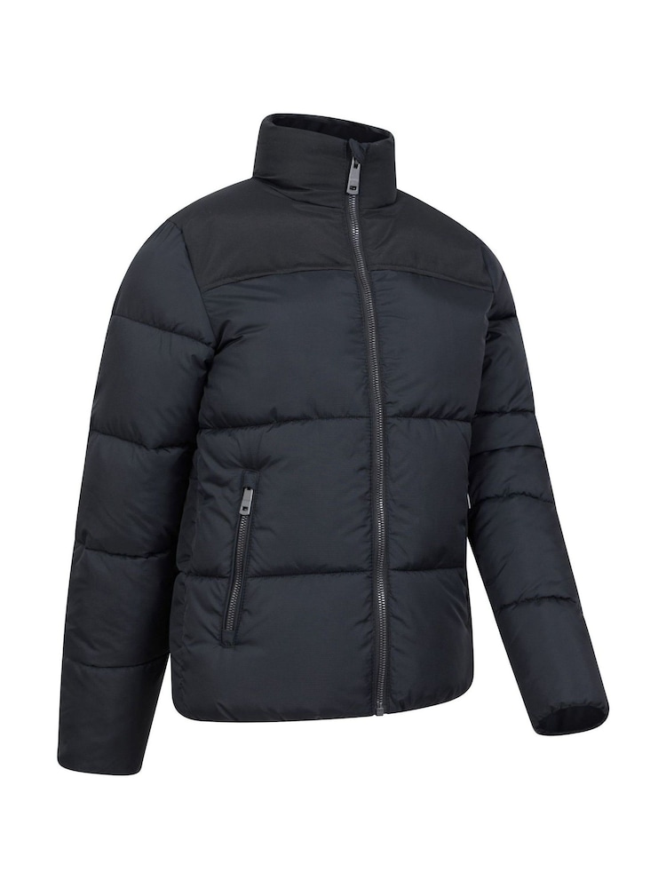 Mountain Warehouse Black Kids Voltage Water-resistant Padded Jacket - Image 2 of 5