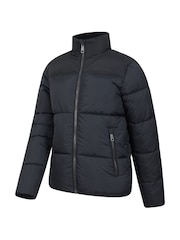 Mountain Warehouse Black Kids Voltage Water-resistant Padded Jacket - Image 4 of 5