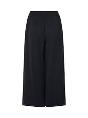 Evans Black Pleated Front Wide Leg Trousers - Image 6 of 6