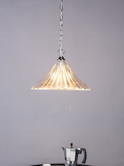 Dar Lighting Silver Adreche Ceiling Light Pendant - Image 1 of 4