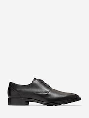 Cole Haan Black Hawthorne Plain Toe Oxford Shoes - Image 1 of 6
