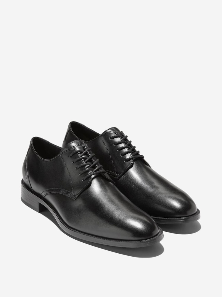 Cole Haan Black Hawthorne Plain Toe Oxford Shoes - Image 2 of 6 Cole Haan Black Hawthorne Plain Toe Oxford Shoes - Image 2 of 6