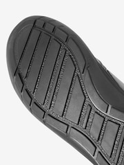 Black Narrow Fit (E) School Leather Loafers - Image 6 of 10