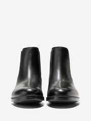 Cole Haan Black Newmark Grand Chelsea Boots - Image 2 of 6