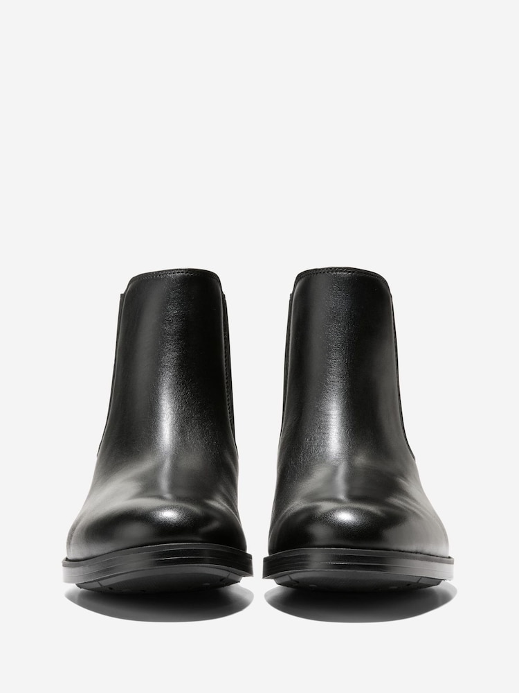 Cole Haan Black Newmark Grand Chelsea Boots - Image 2 of 6 Cole Haan Black Newmark Grand Chelsea Boots - Image 2 of 6