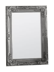 Gallery Home Silver Carved Louis Mirror - Image 2 of 2