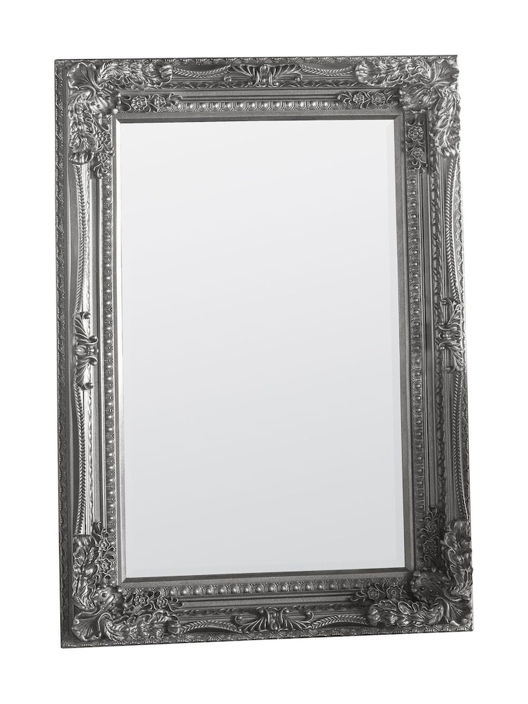 Gallery Home Silver Carved Louis Mirror - Image 2 of 2