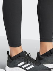 adidas Black Maternity Sportswear Ribbed High Waist 7/8 Leggings - Image 5 of 6