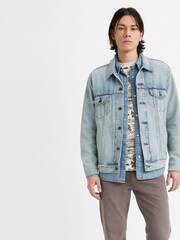 Kurtka dżinsowa Levi's® typu trucker o luźnym kroju, w 100% z bawełny - Image 1 of 8