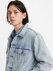 Kurtka dżinsowa Levi's® typu trucker o luźnym kroju, w 100% z bawełny - Image 4 of 8
