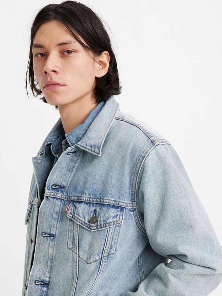 Kurtka dżinsowa Levi's® typu trucker o luźnym kroju, w 100% z bawełny - Image 4 of 8