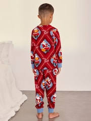 Chelsea Peers Kids Cotton Christmas Santa Songbook Print Long Pyjamas Set - Imagen 3 de 10
