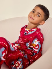 Chelsea Peers Kids Cotton Christmas Santa Songbook Print Long Pyjamas Set - Imagen 6 de 10