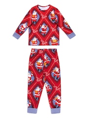 Chelsea Peers Kids Cotton Christmas Santa Songbook Print Long Pyjamas Set - Imagen 8 de 10