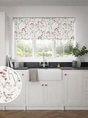 Rust Orange Isla Floral Made to Measure Roller Blind - Image 1 of 6