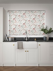Rust Orange Isla Floral Made to Measure Roller Blind - Image 2 of 6