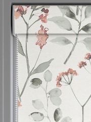 Rust Orange Isla Floral Made to Measure Roller Blind - Image 4 of 6