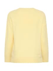 Evans Yellow Front Seam Jumper - Image 6 of 6