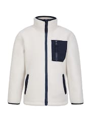 Mountain Warehouse Natural Kids Atlas Zip Borg Fleece - Image 1 of 5