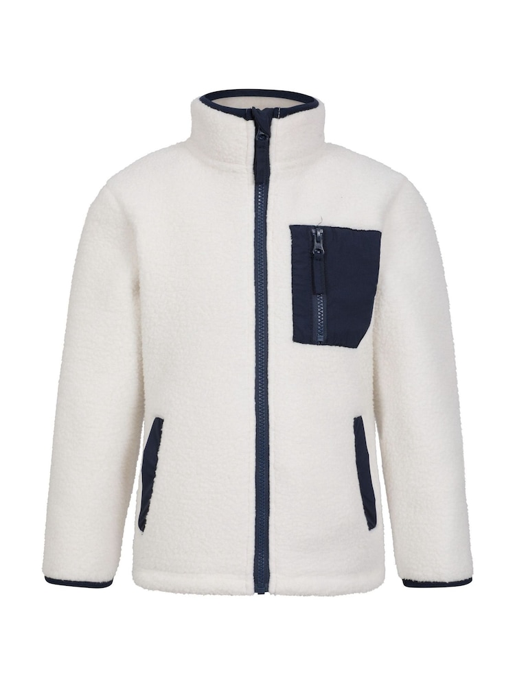 Mountain Warehouse Natural Kids Atlas Zip Borg Fleece - Image 1 of 5